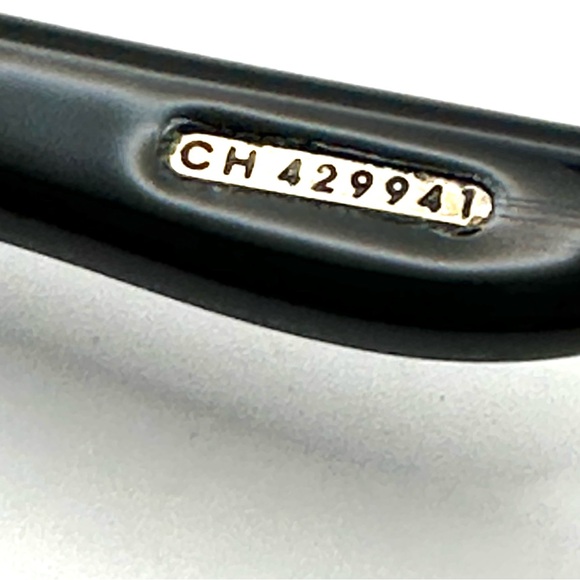 Chopard Rectangle Black Sunglasses Polka Dot Crystals RARE main image 11